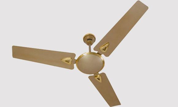 Powder coated ceiling fan