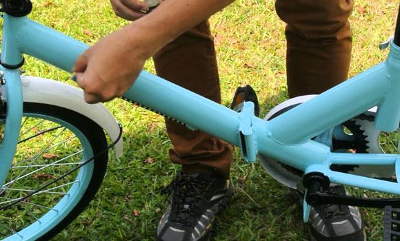 Powder coated cycle parts