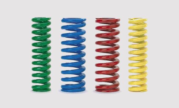 Powder coated shock absorbers