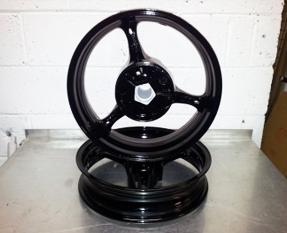 Steering Wheels finished with powder coating