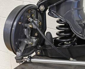 Suspension Systems finished with powder coating